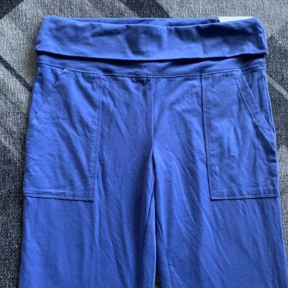 NWT OFFLINE by AERIE HiRise Original Flare Leggings Periwinkle  Size Large